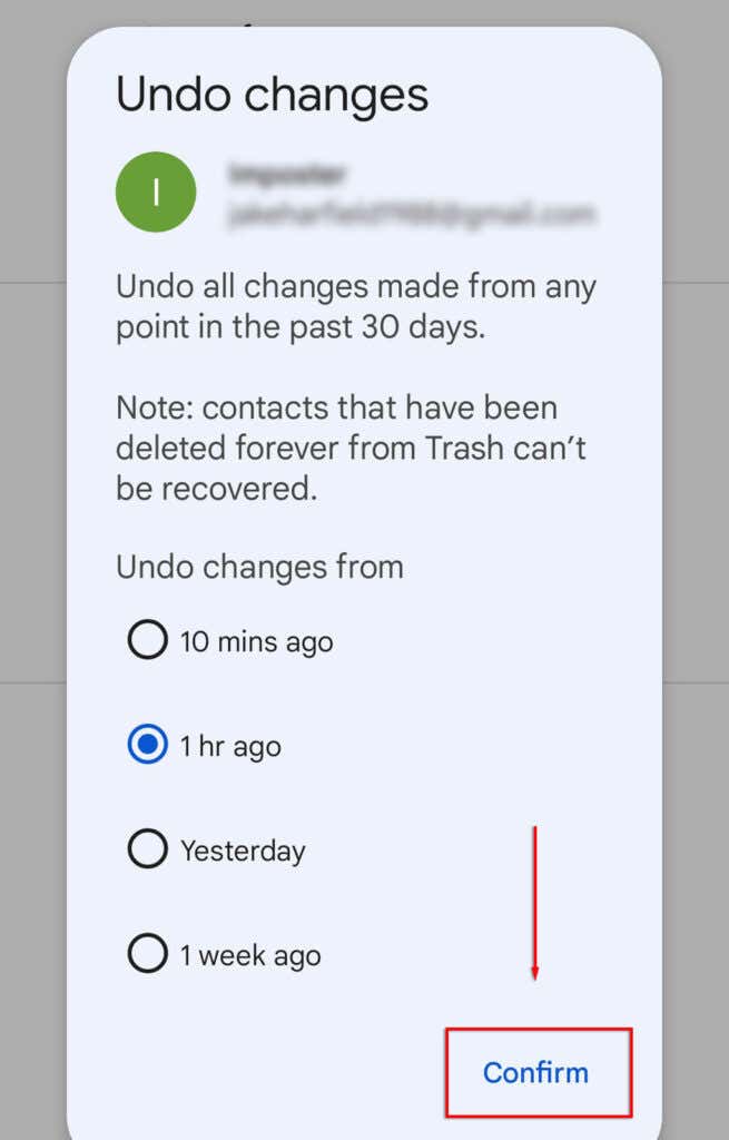 How to Restore Contacts on Android image 7