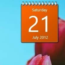 calendar gadget
