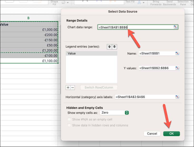 How to Create a Waterfall Chart in Microsoft Excel image 5