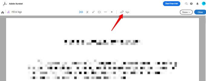 How to Sign a PDF File Using Adobe Acrobat Reader Online image 3