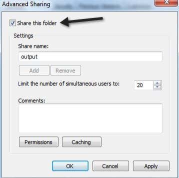share this folder
