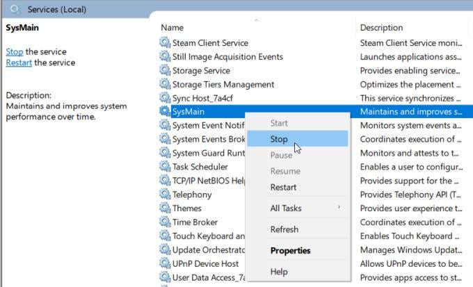 What Is Superfetch (Sysmain) On Windows 10 And How To Disable It image 4