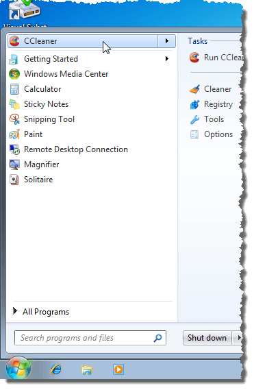 Using Ctrl + Shift to run a program as administrator