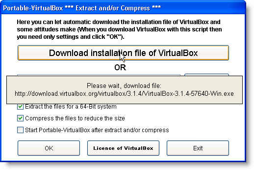 Downloading file notification
