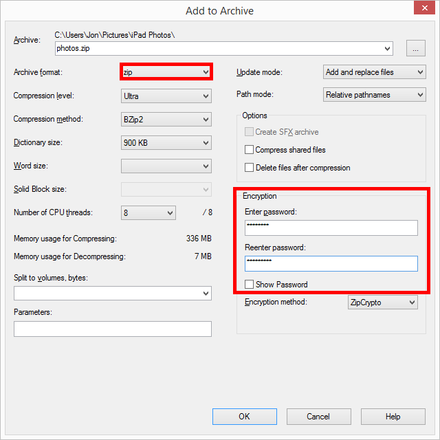 How To Encrypt Zip Files image 4