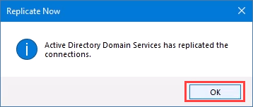 Force Replication Between Two Domain Controllers in Active Directory image 5