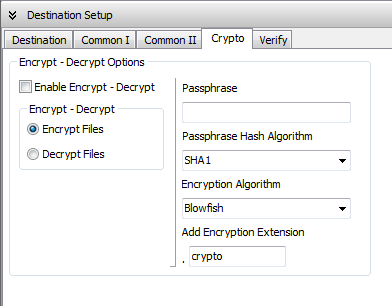 encrypt files