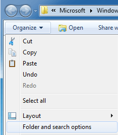 folder and search