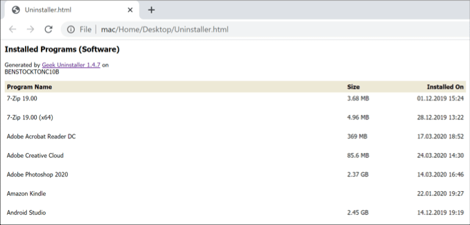 7 Ways To Generate a List of Installed Programs in Windows image 16