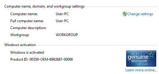 genuine microsoft software