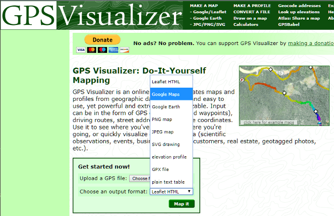 How To Add GPX Files To Google Maps image 4
