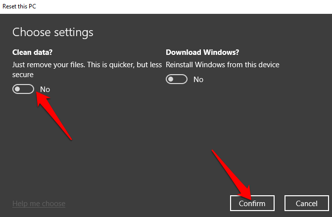How to Factory Reset Windows 10 image 17