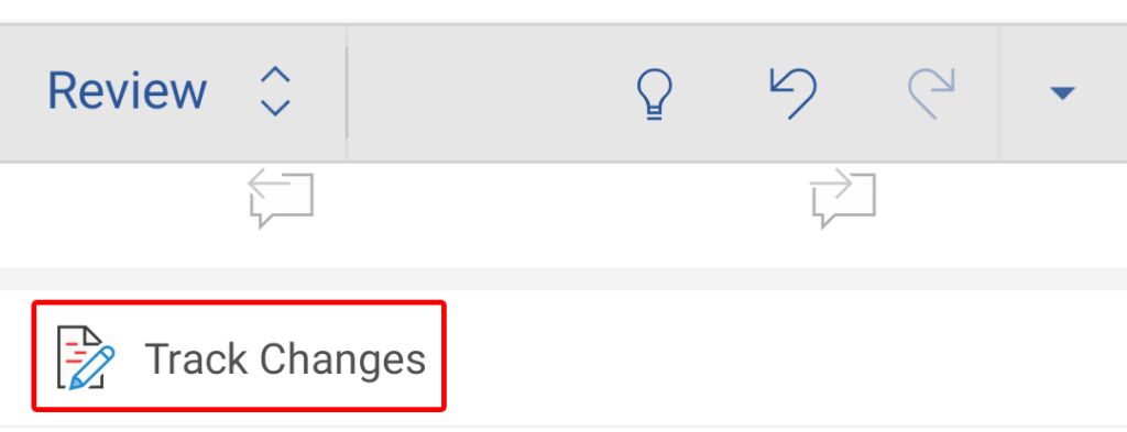 How To Track Changes in the Microsoft Word Android App image 8