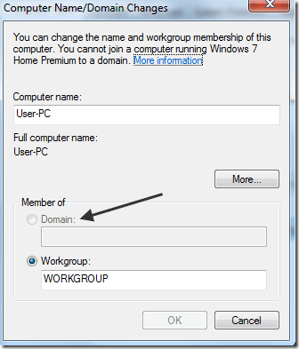 join domain windows 7