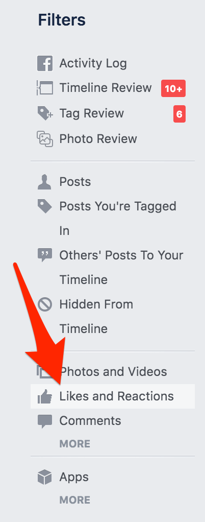 How to See/Find All Your Likes on Facebook image 4
