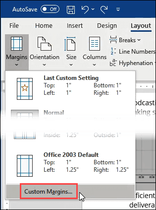 The Point & Click Way To Make One Page Landscape In Word image 5