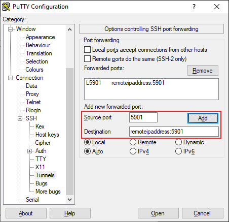 How to Tunnel VNC over SSH image 4