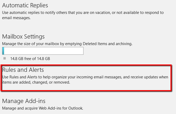 How to Automatically Forward Email in Outlook 2019 image 3