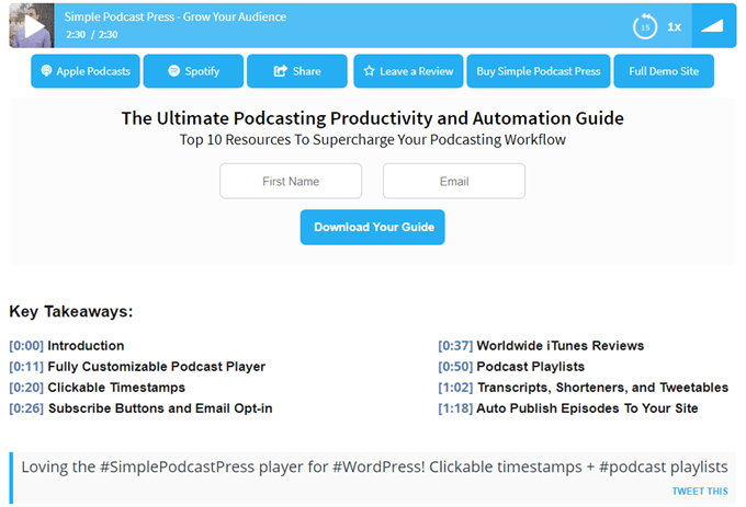 11 Best WordPress Podcast Plugins image 3