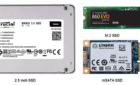 Three types of SSDs are shown