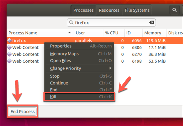 Forcefully Close a Program in Ubuntu image 3