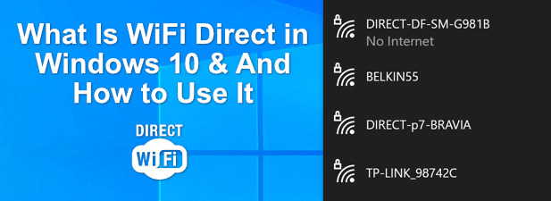 What Is WiFi Direct in Windows 10 (And How to Use It) image 1